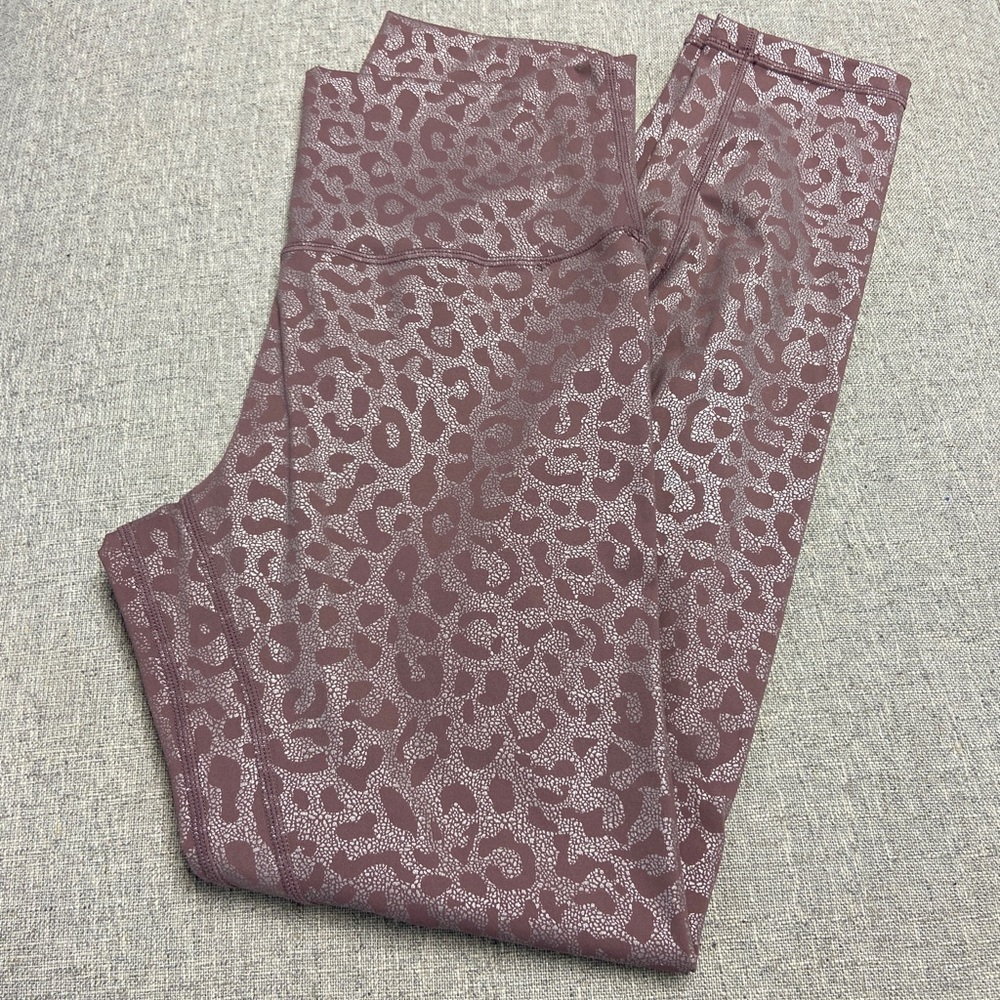 Zyia Lilac Leopard Supreme Leggings